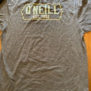 O’Neill heather grey t shirt.